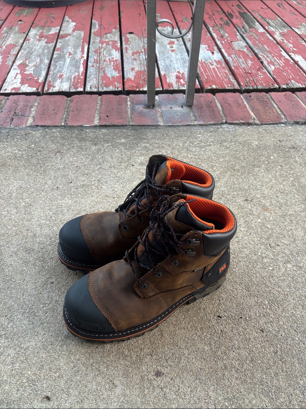 Mens Timberland Steel Toe Boots